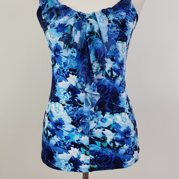 WHBM Floral Ruffle Front Cami - Picture 4 of 13